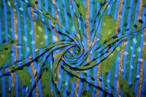 0scar de la renta silk jacquard charmeuse in rich colors