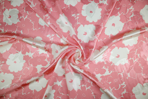 0scar de la renta floral silk jacquard