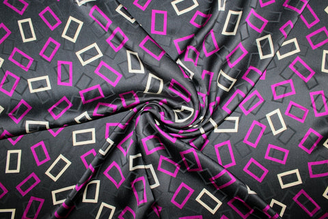 0scar de la renta shadow rectangle silk jacquard
