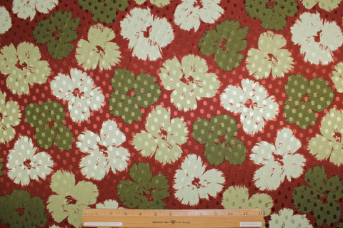 0scar silk floral jacquard 