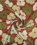 0scar silk floral jacquard 