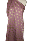 0scar de la Renta dot print silk