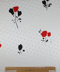 Swiss floral print silk jacquard charmeuse