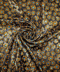 0scar de la Renta daisy print silk twill