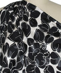 0scar de la Renta graphic floral silk 