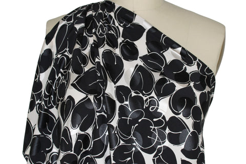 0scar de la Renta graphic floral silk 