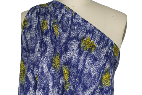 Abstract print silk
