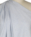 Heathered blue silk noil 