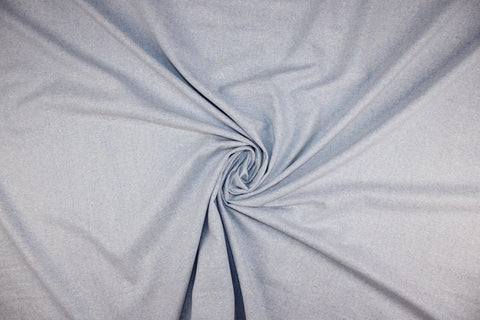 Heathered blue silk noil