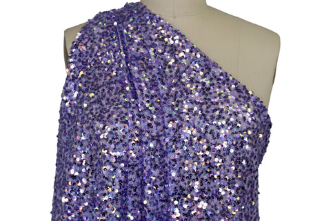 Party @ Barbie's Sequined Mesh - Iridescent Lilac