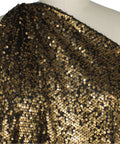 Bronze sequined jersey