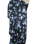 Floral stretch silk