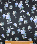 Floral stretch silk