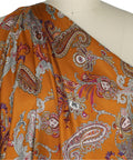 Paisley soft silk twill