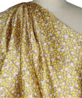Floral/lemon print silk twill
