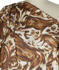 Animals print silk twill from Italy
