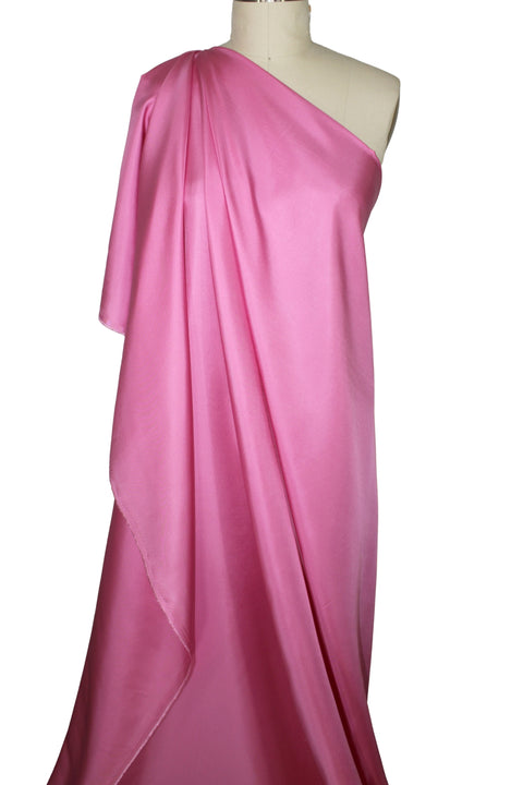 Pink silk twill