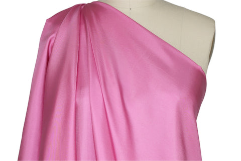 Pink silk twill