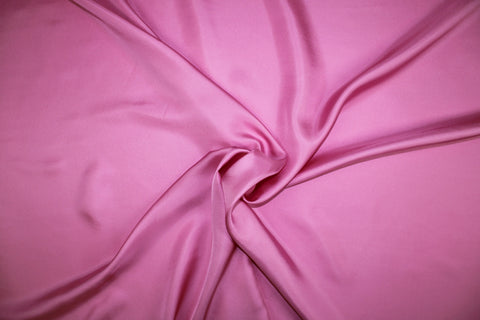 Pink silk twill