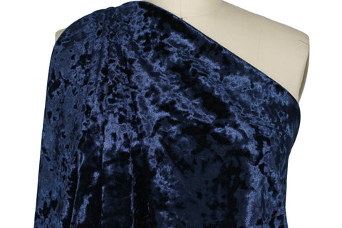 Pre-interfaced stretch panné velvet