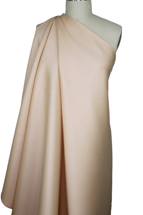 Silk/Wool Faille Satin - Peach Sorbet