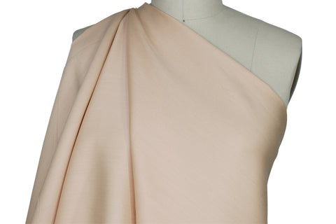 Silk/Wool Faille Satin - Peach Sorbet