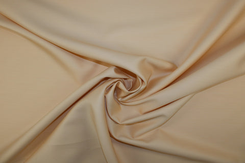 Silk/Wool Faille Satin - Peach Sorbet