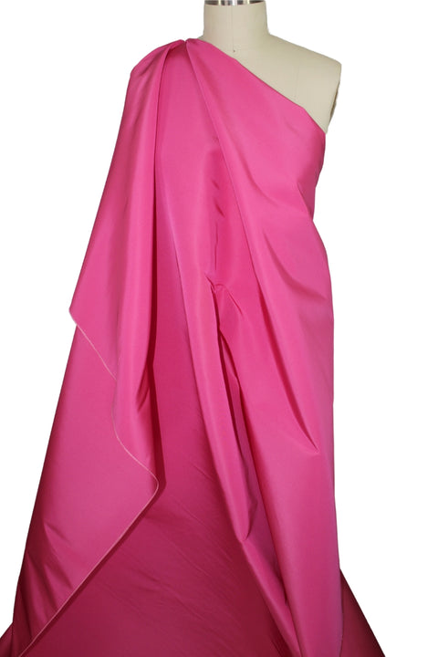 Silk Faille Taffeta - Hot Pink Gorgeous Fabrics Silk Faille Taffeta - Hot Pink Gorgeous Fabrics