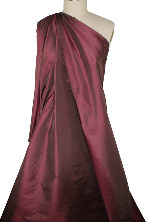 silk taffeta dress fabric Silk Taffeta Fabric - Rose 2254 - 100% silk