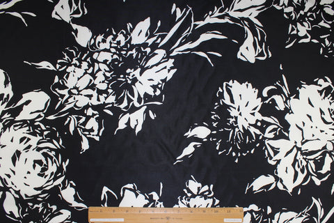 0scar floral silk taffeta