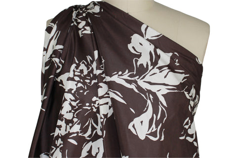 0scar floral silk taffeta