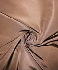 Chocolate brown silk faille taffeta