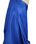 Sapphire blue silk taffeta