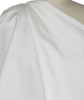 White heavy silk taffeta 