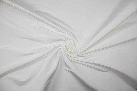 White heavy silk taffeta 