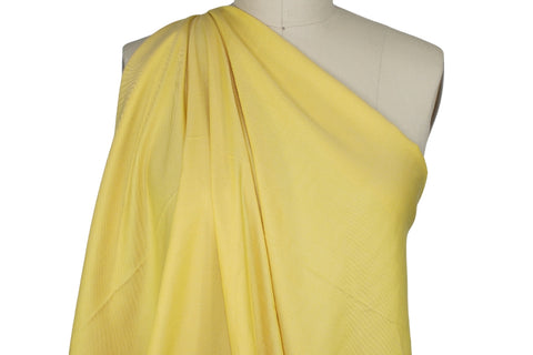 Yellow Tencel twill fabric