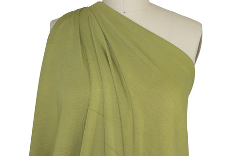Viscose Double Knit - Bright Olive