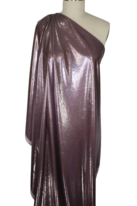 Slinky Lamé Velvet - Bond Girl Pink