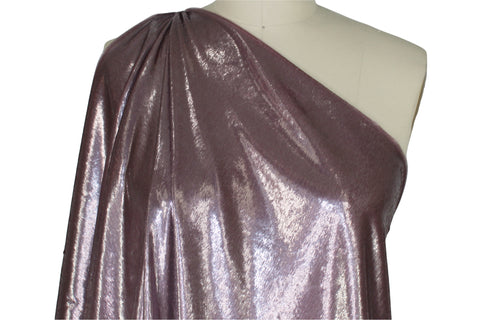 Slinky Lamé Velvet - Bond Girl Pink