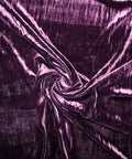 Purple panné velvet