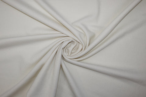NY Designer Boiled Wool - Winter White