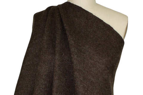 Boiled wool coat fabric