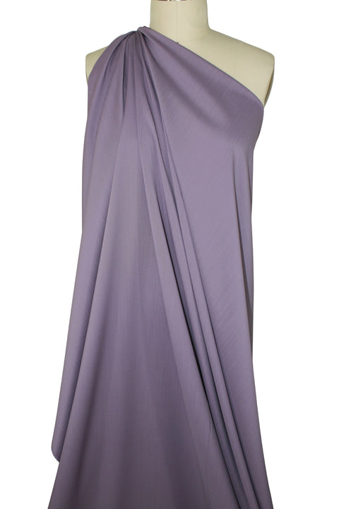 Purple stretch wool suit-weight