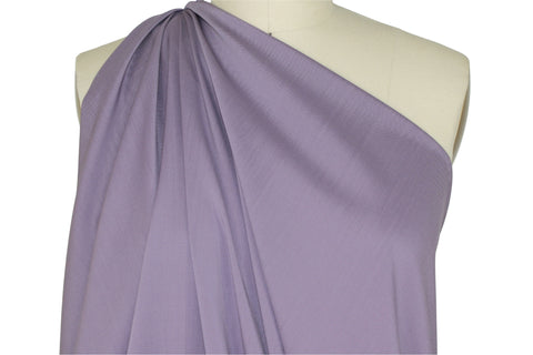 Purple stretch wool suit-weight