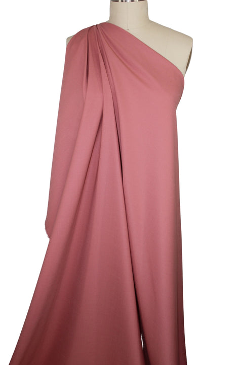 Haute NY Designer Stretch Wool Crepe - Soft Rose