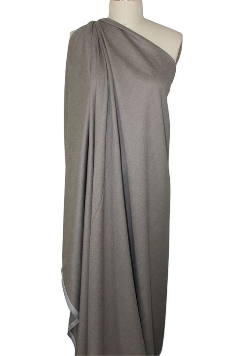 Italian selvage wool/cashmere flannel