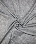 Heathered gray wool double knit