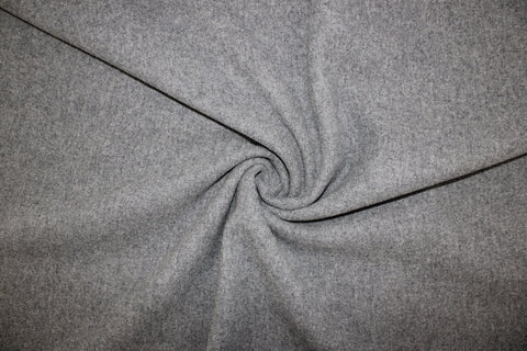 2 1/2 Yards of Woolrich Wool Fleece (!) - Medium Gray