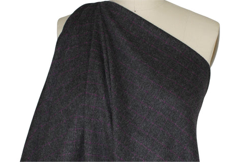 Cashmere blend wool flannel