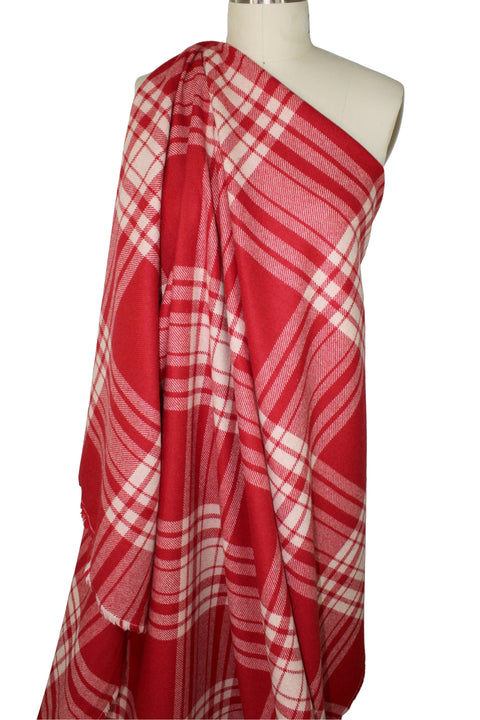 Moon Mills plaid wool flannel